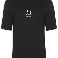 Camiseta Masculina Manga Curta Bordado Logo - Preto