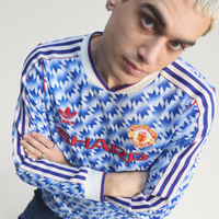 Camisa II Manga Longa Manchester United 90 Homem adidas