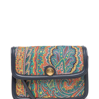 Bolsa Feminina Crossbody Arnica Jacquard - Azul