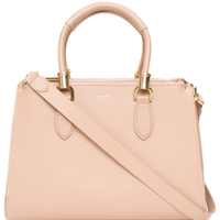 Bolsa Feminina Tote Grande New Lorena Couro Amendoa - Bege