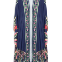 Kimono Feminino Encanto da Natureza - Azul