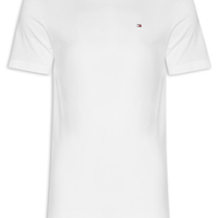 Camiseta Masculina Básica Regular Fit Em Algodão - Branco