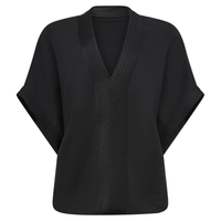 Blusa moletom matelassê preta