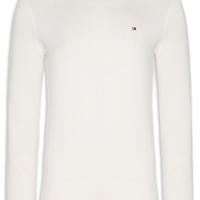 Suéter Masculino Básico Regular Fit Em Tricot De Algodão - Branco