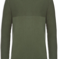 Suéter Masculino Tricot Texturas - Verde