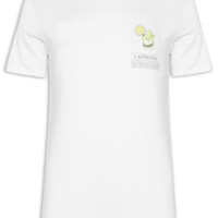 Camiseta Masculina Estampada Caipirinha - Branco