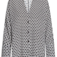 Camisa Feminina Gravataria Quadri - Preto