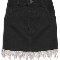 Saia Georgia Franjas - Preto