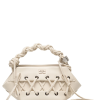 Bolsa Feminina Bou Mini Eyelets Lace Up - Branco