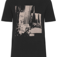 Camiseta Masculina Manga Curta NY Climate March 2 - Preto