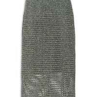 Saia Tricot Midi Ponto Telado - Verde