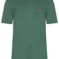 Camiseta Masculina Básica Namorados - Verde