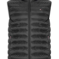 Colete Masculino Puffer Packable Recycle - Preto