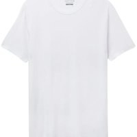 Camiseta Manga Curta Em Modal e Seda - Branco