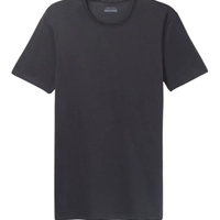 Camiseta Em Algodão Supima Elástico - Cinza