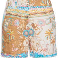 Shorts Feminino Paradisus - Marrom