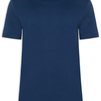 Camiseta Masculina Algodão Egípcio - Azul Marinho