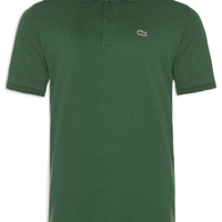 Polo Masculina Original Classic Fit L.12.12 Em Piquet De Algodão - Verde