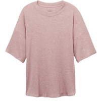 Blusa De Manga Curta Em Modal Chic Comfort - Rosa