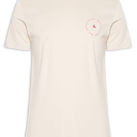 Camiseta Masculina Coordenadas - Bege