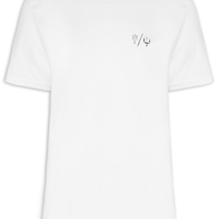 Camiseta Masculina Manga Curta Gola Careca Kite Poster Over - Branco