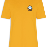 Camiseta Masculina Manga Curta Gola Careca Arpoador Symbol Over - Amarelo