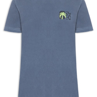 Camiseta Masculina Stone Seaside View - Azul