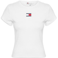 Camiseta Feminina Tjw Slim Badge Rib Tee - Branco