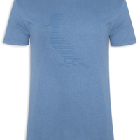 Camiseta Masculina Slim Estampada Pica Pau Run - Azul