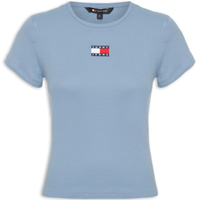 Camiseta Feminina Tjw Slim Badge Rib Tee - Azul