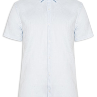 Camisa Masculina Puro Linho Lumiar - Azul