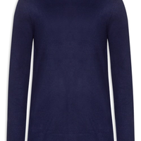 Suéter Masculino Gola Redonda Casual - Azul