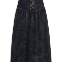 Saia Light Denim Long - Preto