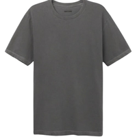 Camiseta Washed Collection Em Algodão - Cinza