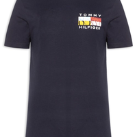 Camiseta Masculina Regular Fit Colour Flag - Azul