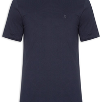 Camiseta Masculina Básica Em Algodão - Azul