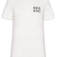 Camiseta Masculina Estampada Botanic Negroni - Branco
