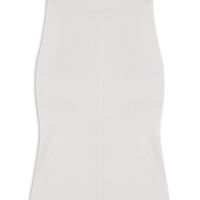 Regata Feminina Em Tricot - Cinza