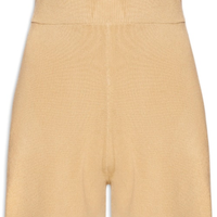 Short Feminino Tricot Comfy - Bege