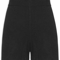Short Feminino Tricot Comfy - Preto