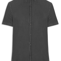Camisa Masculina Monterey Manga Curta - Preto