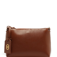 Bolsa Feminina Tiracolo Pequena Couro - Marrom