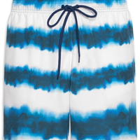 Short Masculino Beachwear Estampa Tie Dye - Azul