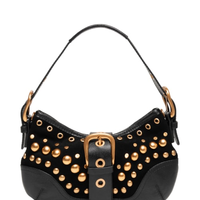 Bolsa Feminina Shoulder Jamie Média Camurça - Preto