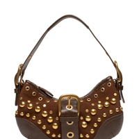 Bolsa Feminina Shoulder Jamie Média Camurça - Marrom