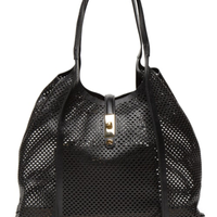 Bolsa Feminina Grande Couro Panamá - Preto