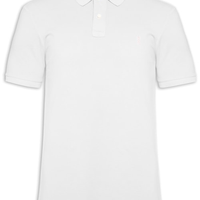 Polo Masculina Slim Fit Summer Em Piquet - Branco