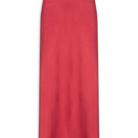 Saia Feminina Longa Evasê - Vermelho