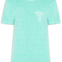 Camiseta Masculina Manga Curta Gola Careca Stone Surfing Tag - Azul