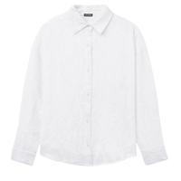 Camisa Curta Jacquard - Branco